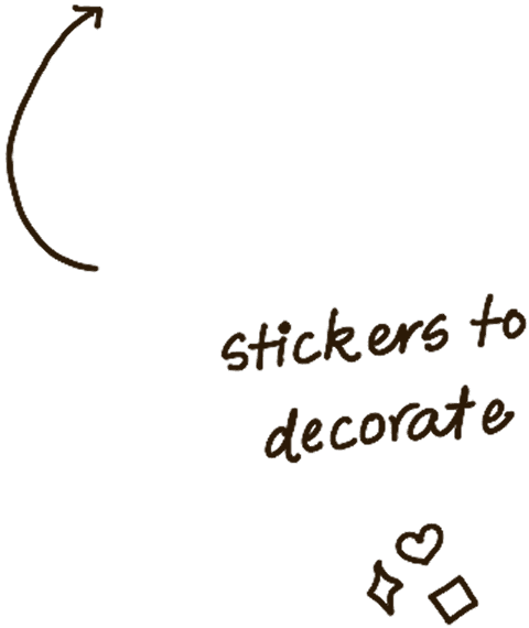 stickers to decorate